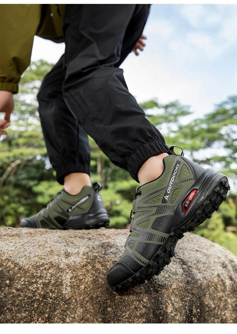 Zapatillas Outdoor Impermeables – Trekking, Montaña y Senderismo (Unisex, Antideslizantes y Resistentes)