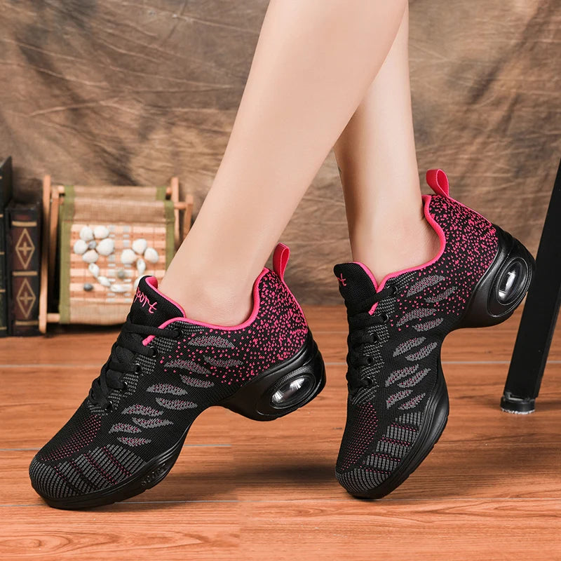 Zapatillas de Baile Salsa – Transpirables, Suela Dividida y Súper Cómodas (Unisex)