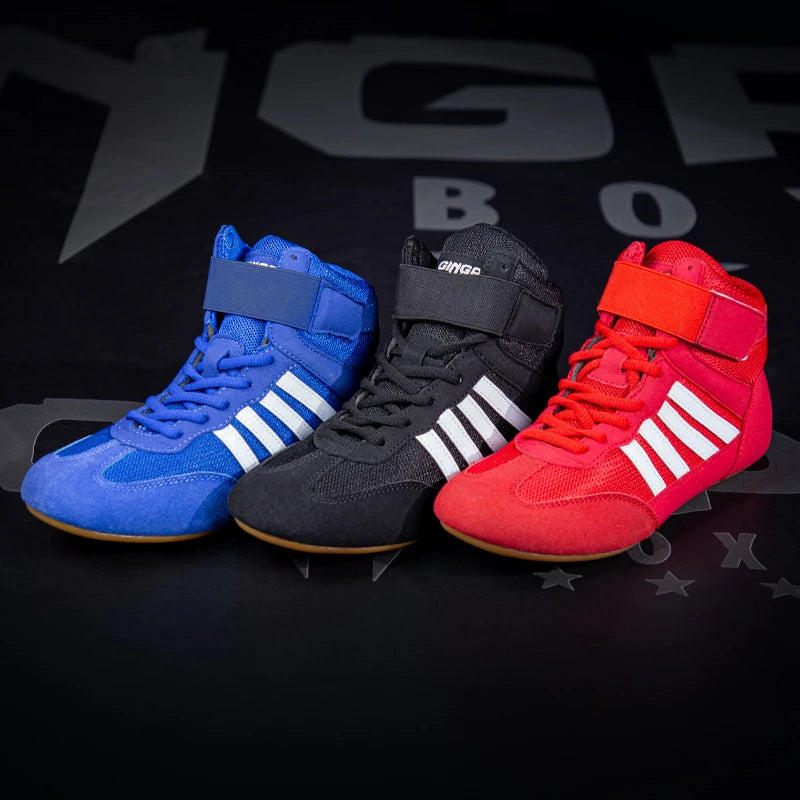 Zapatillas de Boxeo y Wrestling GINGPAI – Ligeras, Transpirables y de Alto Rendimiento para Entrenamiento (Unisex)