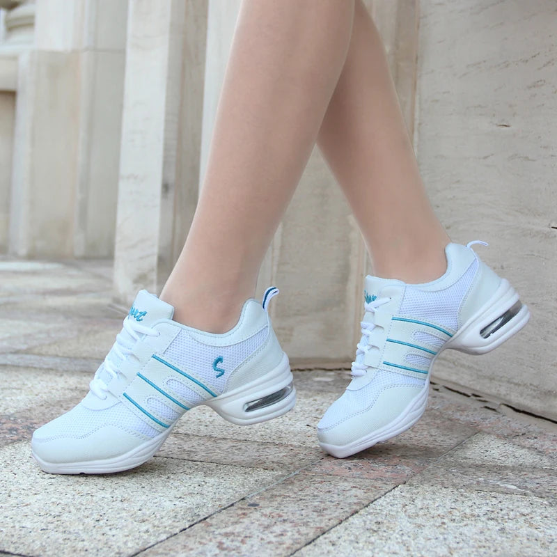 Zapatillas de Baile Salsa – Transpirables, Suela Dividida y Súper Cómodas (Unisex)