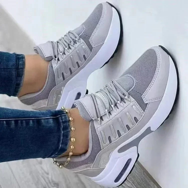 Zapatillas Mujer con Plataforma 2025 – Cómodas, Transpirables y Antideslizantes (Estilo Casual y Running)