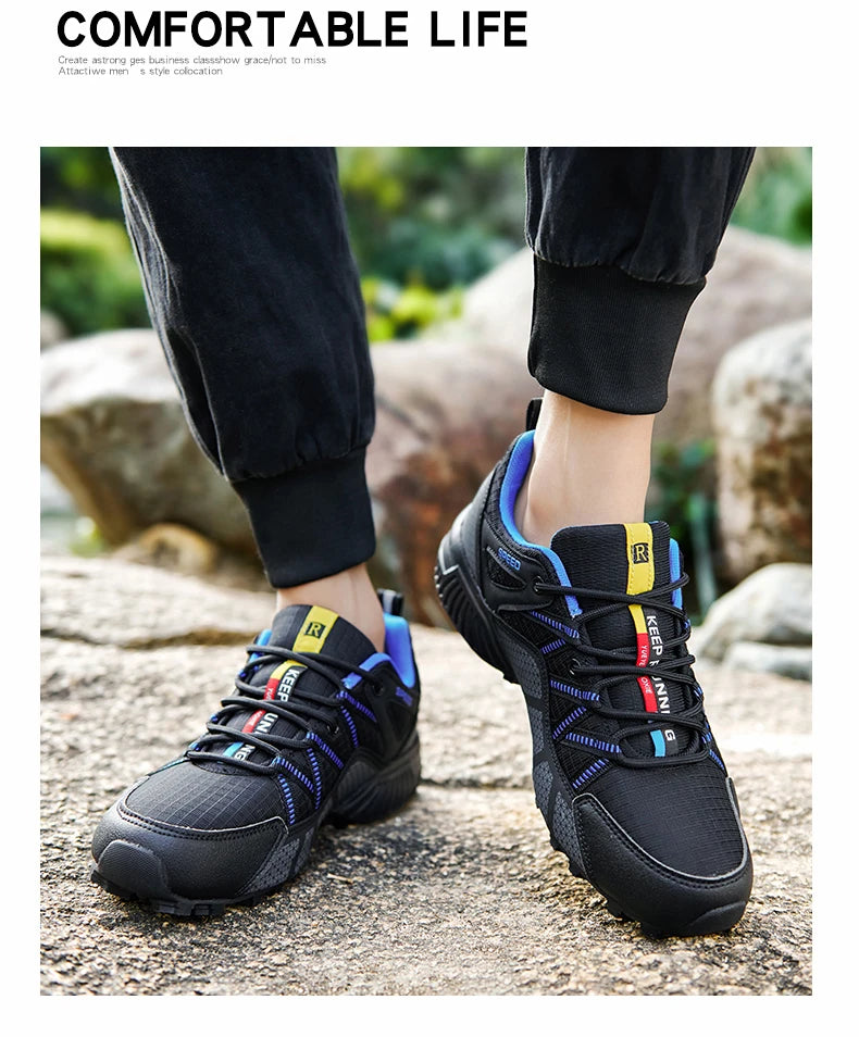 Zapatillas Outdoor Impermeables – Trekking, Montaña y Senderismo (Unisex, Antideslizantes y Resistentes)